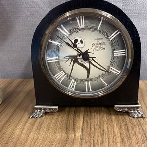 Disney Nightmare Before Christmas wood desk clock